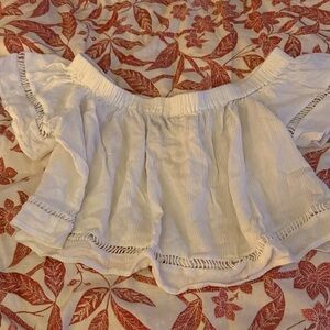 Forever 21 Cream Textured Top